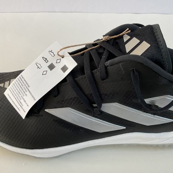 Adidas Adizero Afterburner 9 Baseball Turf Shoes Mens Sz 11.5 Core Black IG2327 - Picture 6 of 15